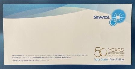 (image for) WITH COMPLIMENTS SLIP: "50 Years"