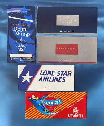 (image for) ASSORTED AIRLINE TICKET WALLETS
