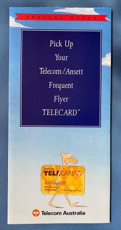 (image for) ANSETT FREQUENT FLYER: "Telecom / Ansett Telecard "