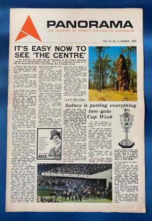 (image for) ANSETT AIRLINES OF AUSTRALIA: "Vol 14, No 3, March 1972"