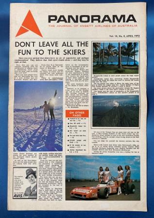 (image for) ANSETT AIRLINES OF AUSTRALIA: "Vol 14, No 4, April 1972"