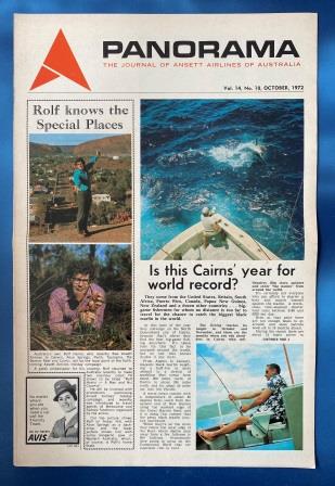 (image for) ANSETT AIRLINES OF AUSTRALIA: "Vol 14, No 10, October 1972"