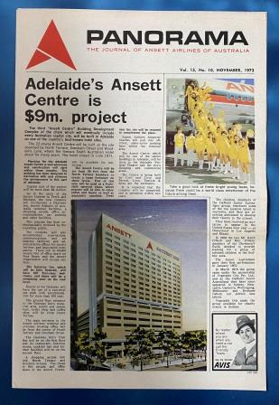 (image for) ANSETT AIRLINES OF AUSTRALIA: "Vol 15, No 10, November 1973"