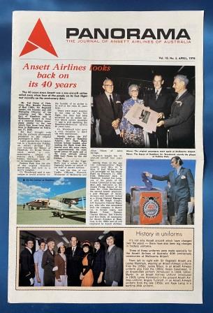 (image for) ANSETT AIRLINES OF AUSTRALIA: "Vol 18, No 3, April 1976"