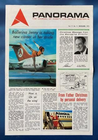 (image for) ANSETT AIRLINES OF AUSTRALIA: "Vol 17, No 11, December 1975"