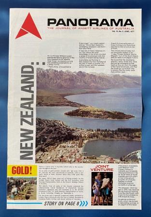 (image for) ANSETT AIRLINES OF AUSTRALIA: "Vol 19, No 5, June 1977"