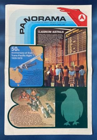 (image for) ANSETT AIRLINES OF AUSTRALIA: "Vol 20, No 2, March 1978"