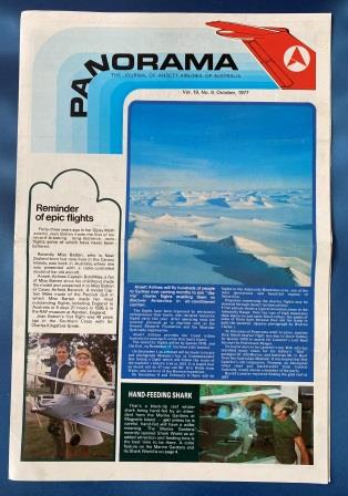 (image for) ANSETT AIRLINES OF AUSTRALIA: "Vol 19, No 9, October 1977"