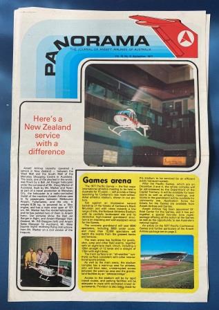 (image for) ANSETT AIRLINES OF AUSTRALIA: "Vol 19, No 8, September 1977"