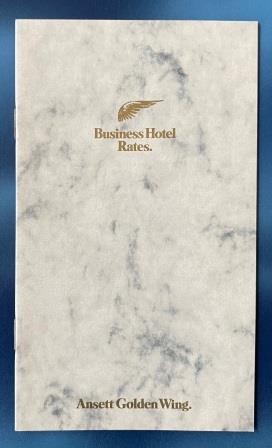 (image for) BOOKLET: "Business Hotel Rates"