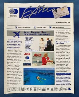 (image for) MAGAZINE: "Diners Club International - September/October 1991"