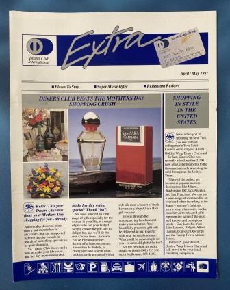(image for) MAGAZINE: "Diners Club International - April/May 1991"