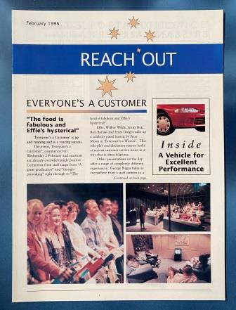 (image for) REACH OUT: "Brochure February 1995"