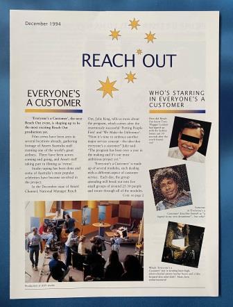 (image for) REACH OUT: "Brochure December 1994"