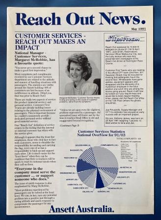 (image for) REACH OUT: "News Brochure - May 1991"