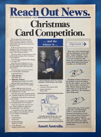 (image for) REACH OUT: "News Brochure - July-August 1992"