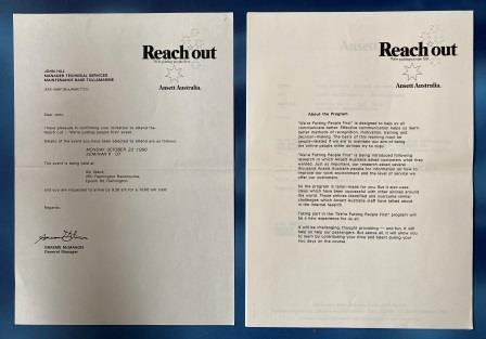 (image for) REACH OUT: "Invitation / Information"