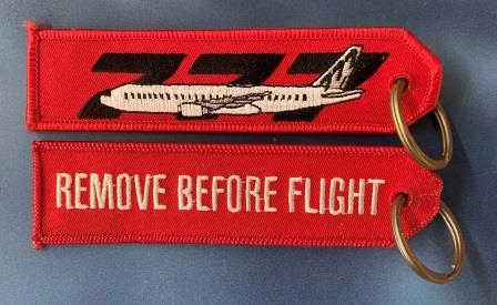 (image for) AIRCRAFT KEY TAG: "B777"