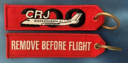 (image for) AIRCRAFT KEY TAG: "CRJ200"