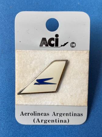 (image for) TAIL LAPEL BADGE: "Aerolineas Argentinas"