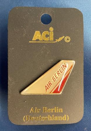 (image for) TAIL LAPEL BADGE: "Air Berlin"