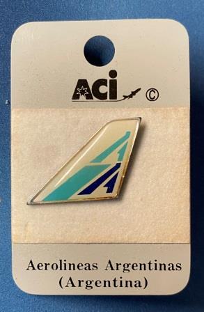 (image for) TAIL LAPEL BADGE: "Aerolineas Argentinas"