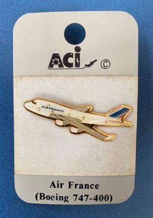 (image for) PLANE LAPEL BADGE: "Air France"