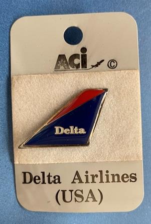 (image for) TAIL LAPEL BADGE: "Delta Airlines"
