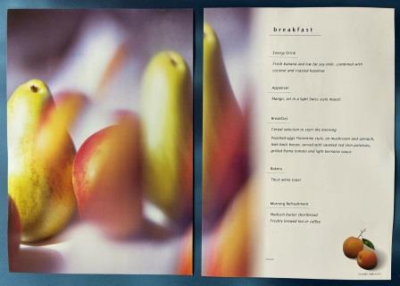 (image for) BREAKFAST MENU: "Version 3"