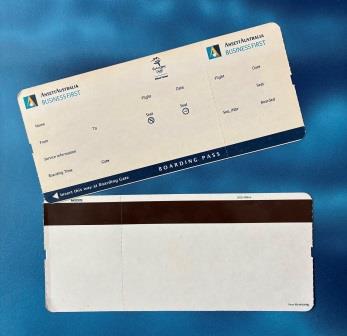 (image for) BOARDING PASS: "Business First""