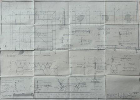 (image for) DRAWING OF HELIPORT PONTOON IN RIVER YARRA: "Ansett-A.N.A. / T.A.A."