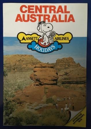 (image for) Ansett Airlines of Australia - "Central Australia Holidays"