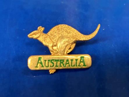 LAPEL BADGE: "Australia - Kangaroo" (image for) LAPEL BADGE: "Australia - Kangaroo"