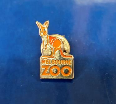 LAPEL BADGE: "Melbourne Zoo - Kangaroo" (image for) LAPEL BADGE: "Melbourne Zoo - Kangaroo"