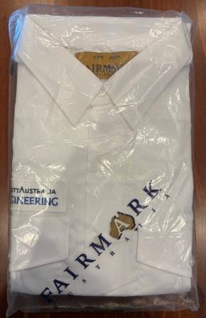 (image for) ENGINEERING (LAME) WHITE L/S SHIRT