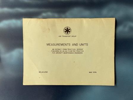 (image for) BOOKLET: "Measurements And Units"