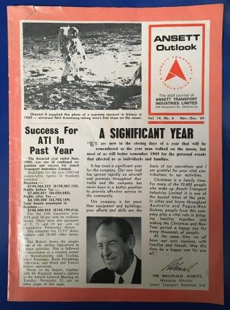 (image for) "OUTLOOK" ATI STAFF JOURNAL NOV/DEC 1969