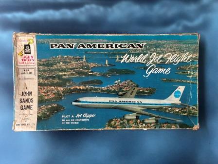 (image for) VINTAGE BOARD GAME: "World Jet Flight Game"
