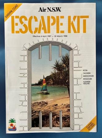 Air N.S.W. "SUNSHINE COAST ESCAPE KIT" Holiday Brochure (image for) Air N.S.W. "SUNSHINE COAST ESCAPE KIT" Holiday Brochure
