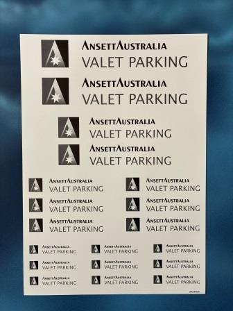 (image for) VALET PARKING: "Horizontal Logo"