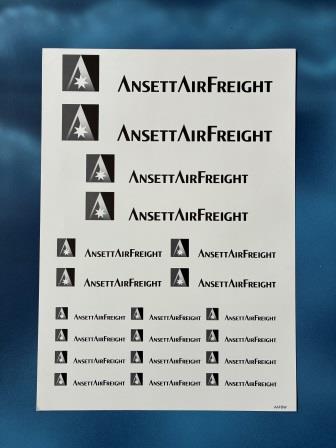 (image for) ANSETT AIR FREIGHT: "Horizontal Logo"