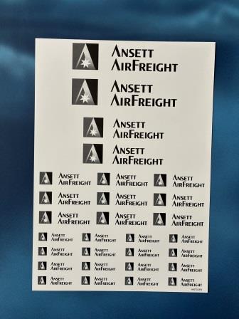 (image for) ANSETT AIR FREIGHT: "Horizontal Logo"