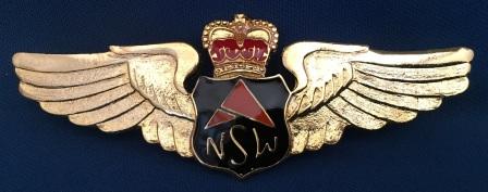 (image for) PILOT WINGS: " Airlines Of New South Wales " - Click Image to Close