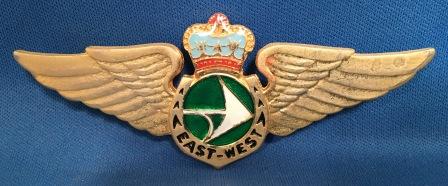 (image for) PILOT WINGS: East West Airlines 'new' - Click Image to Close