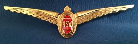 (image for) PILOT WINGS: "Airlines of New South Wales" - Click Image to Close