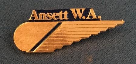 (image for) CABIN CREW WINGS: "Ansett W.A. Gold 1 Stripe" - Click Image to Close