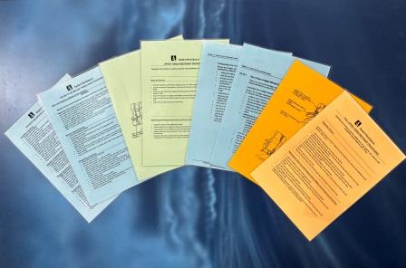 CABIN CREW: "In-Flight Procedures Cards x 4 (image for) CABIN CREW: "In-Flight Procedures Cards x 4