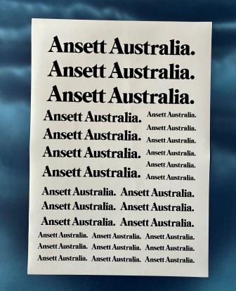 BROMIDE - Ansett Australia. : "Circa 1990" (image for) BROMIDE - Ansett Australia. : "Circa 1990"