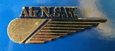 (image for) CABIN CREW WINGS: Air N.S.W (Silver 1 Stripe) - Click Image to Close