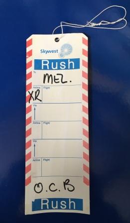 (image for) "RUSH" BAGGAGE TAG - Click Image to Close